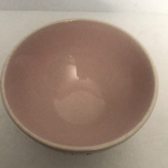Rae Dunn Small Pedestal Bowl  “Jelly Beans”  with Pink Interior - Picture 2 of 4